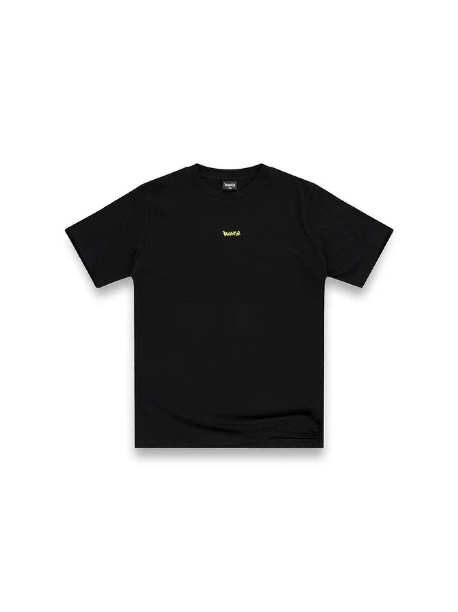 Disclaimer T-shirt bambino in jersey con stampe multicolor nero 58820 NERO DISCLAIMER