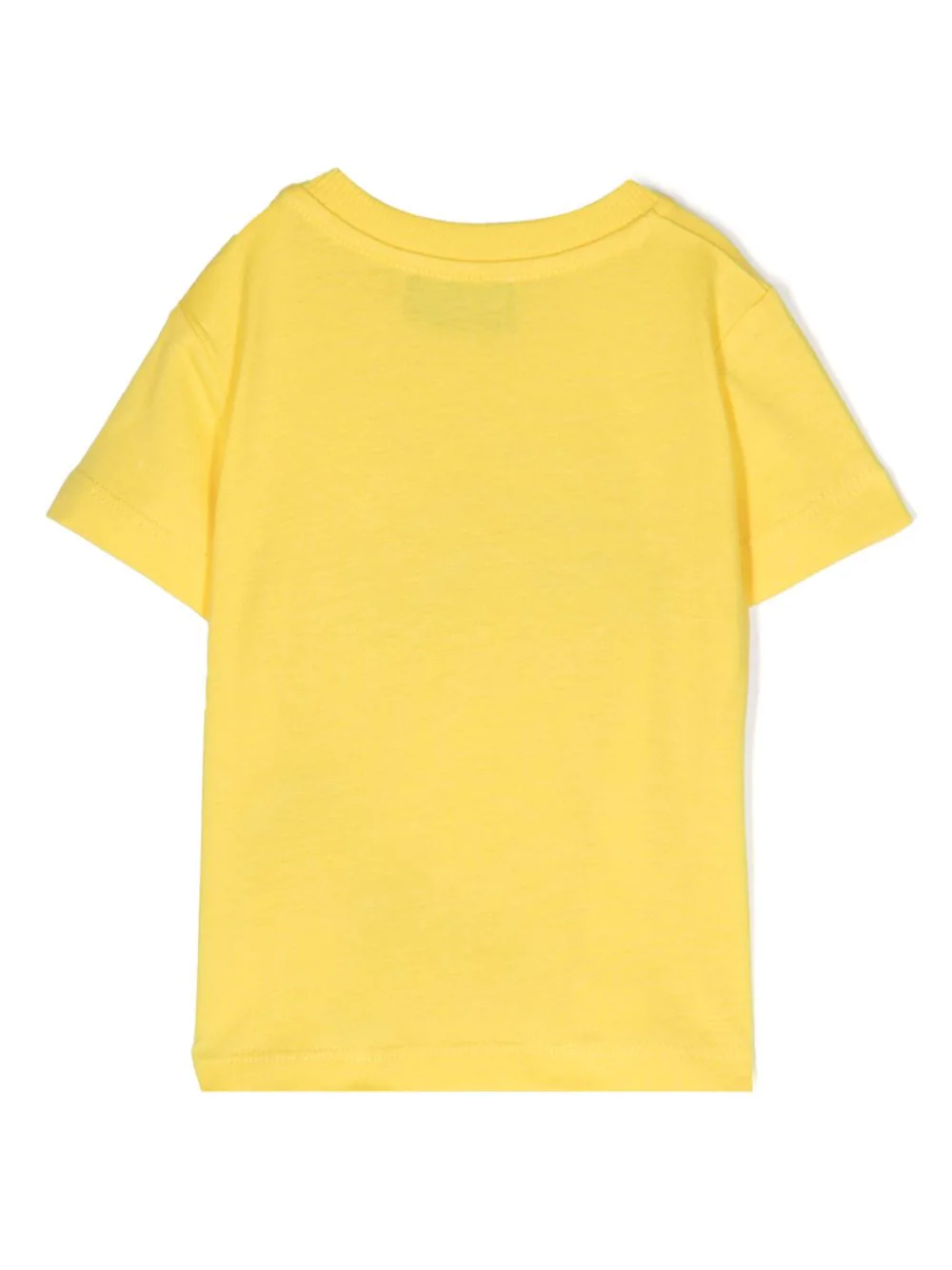 Moschino T-shirt neonato a manica corta con logo e orsetti giallo MWM032LAA03 50162 MOSCHINO