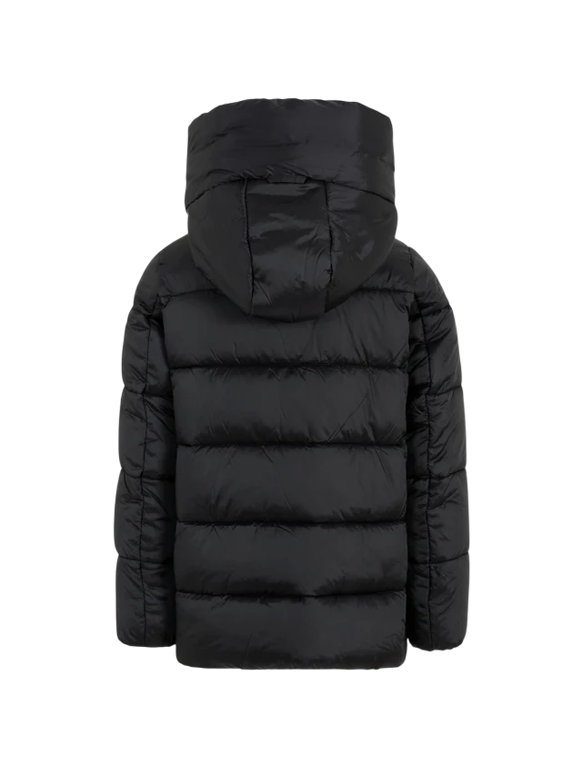 Save the Duck piumino bambina Gracie con cappuccio nero J45650G-IRIS21 10000 SAVE THE DUCK