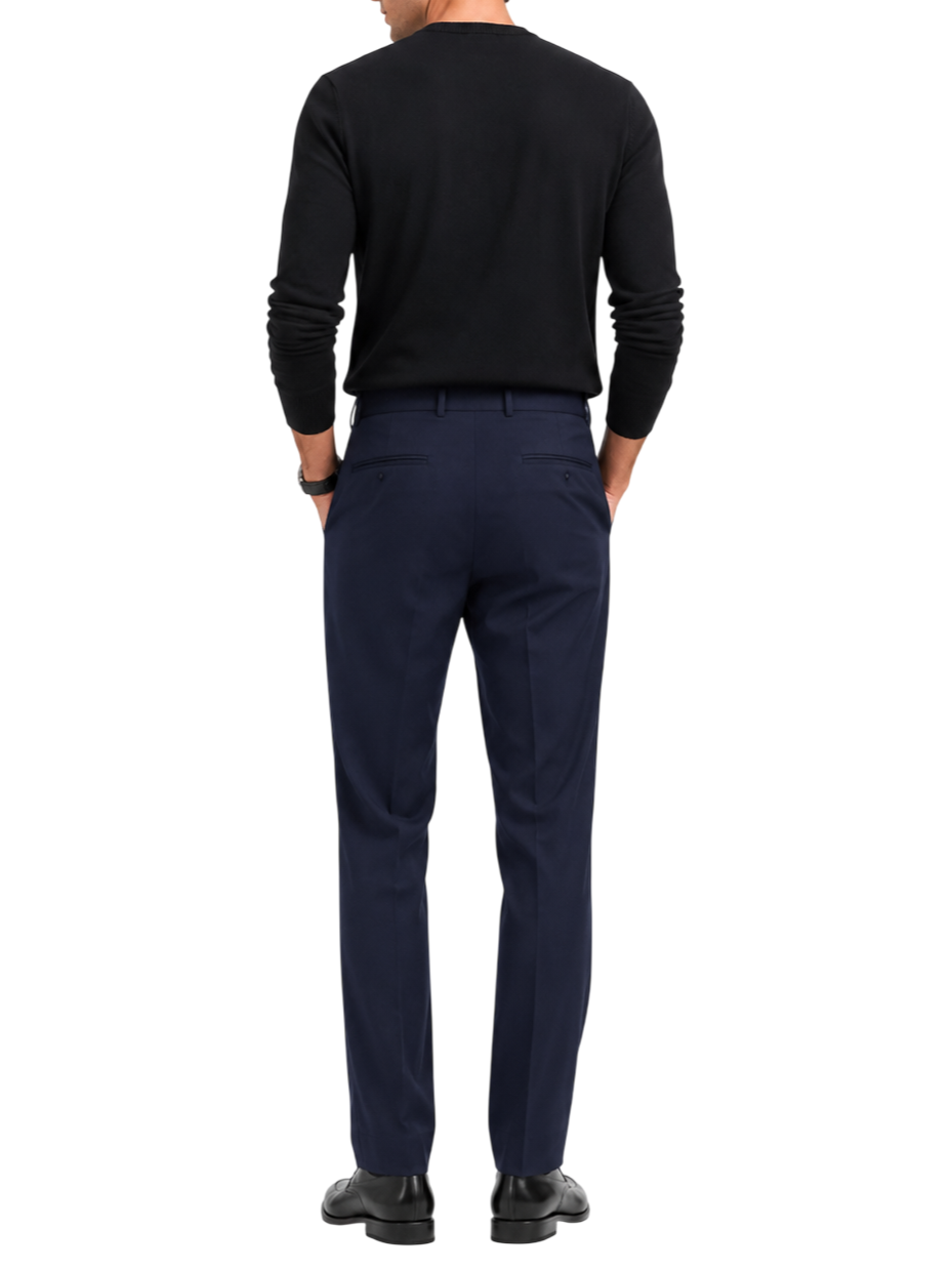 Le Braghe pantaloni uomo slim in cotone blu J610-1629 BLU Le Braghe