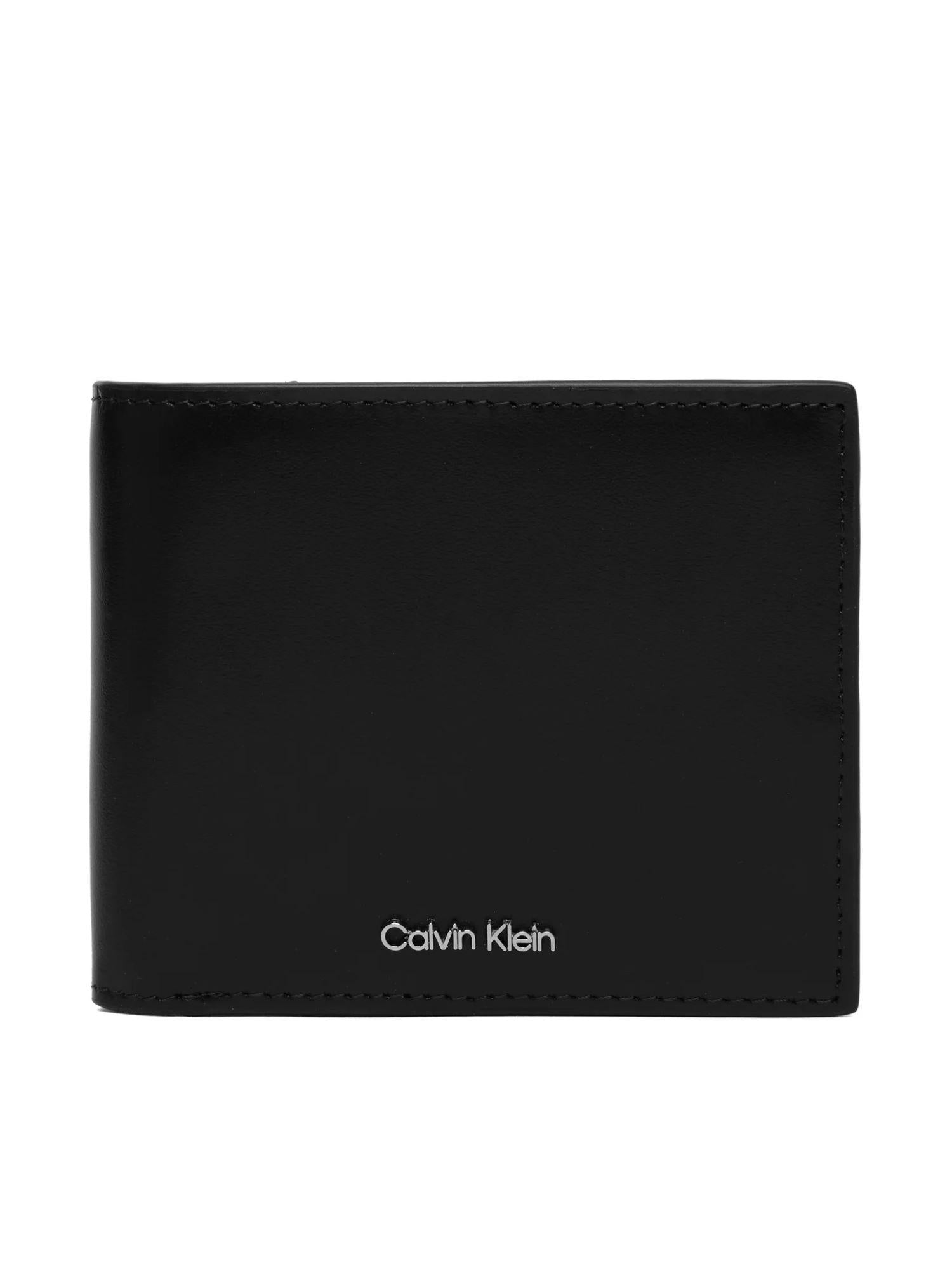 Calvin Klein portafogli uomo in ecopelle con logo nero LV04D1163G UB1 Calvin Klein Accessori