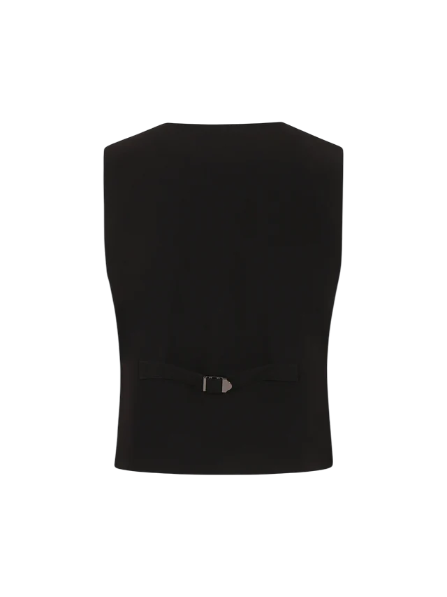 John Richmond gilet doppiopetto Umben nero RBP25220GT BLACK John RICHMOND