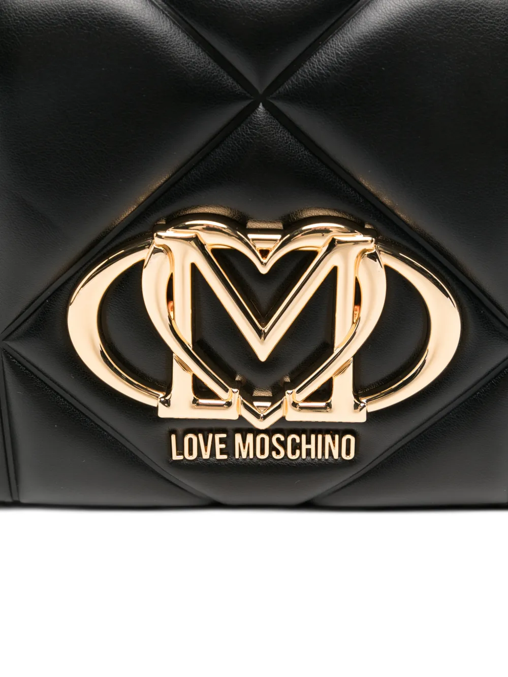 Love Moschino borsa a tracolla in ecopelle trapuntata nero JC4043PP1O-LC0 000 MOSCHINO LOVE