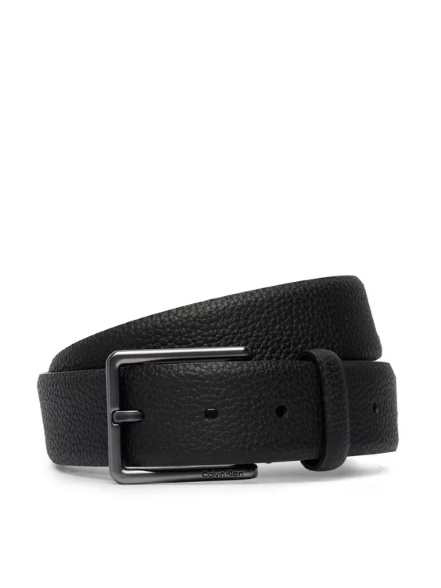 Calvin Klein cintura uomo in pelle martellata h3,5 nero LV04D7062G WCA Calvin Klein Accessori