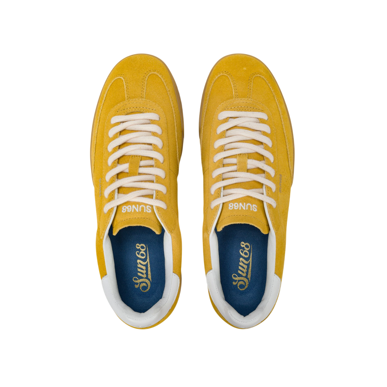 Sun68 sneakers uomo California Sun in suede giallo Z36142 GIALLO SUN68