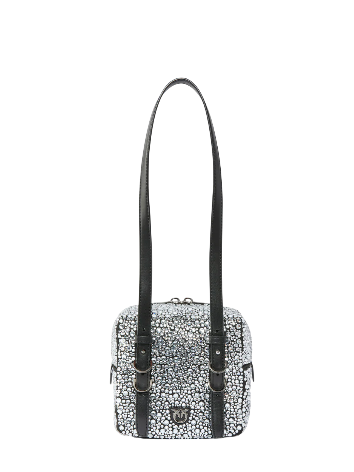 Pinko borsa Cubic full strass nero 106465-A2WF Z99N PINKO