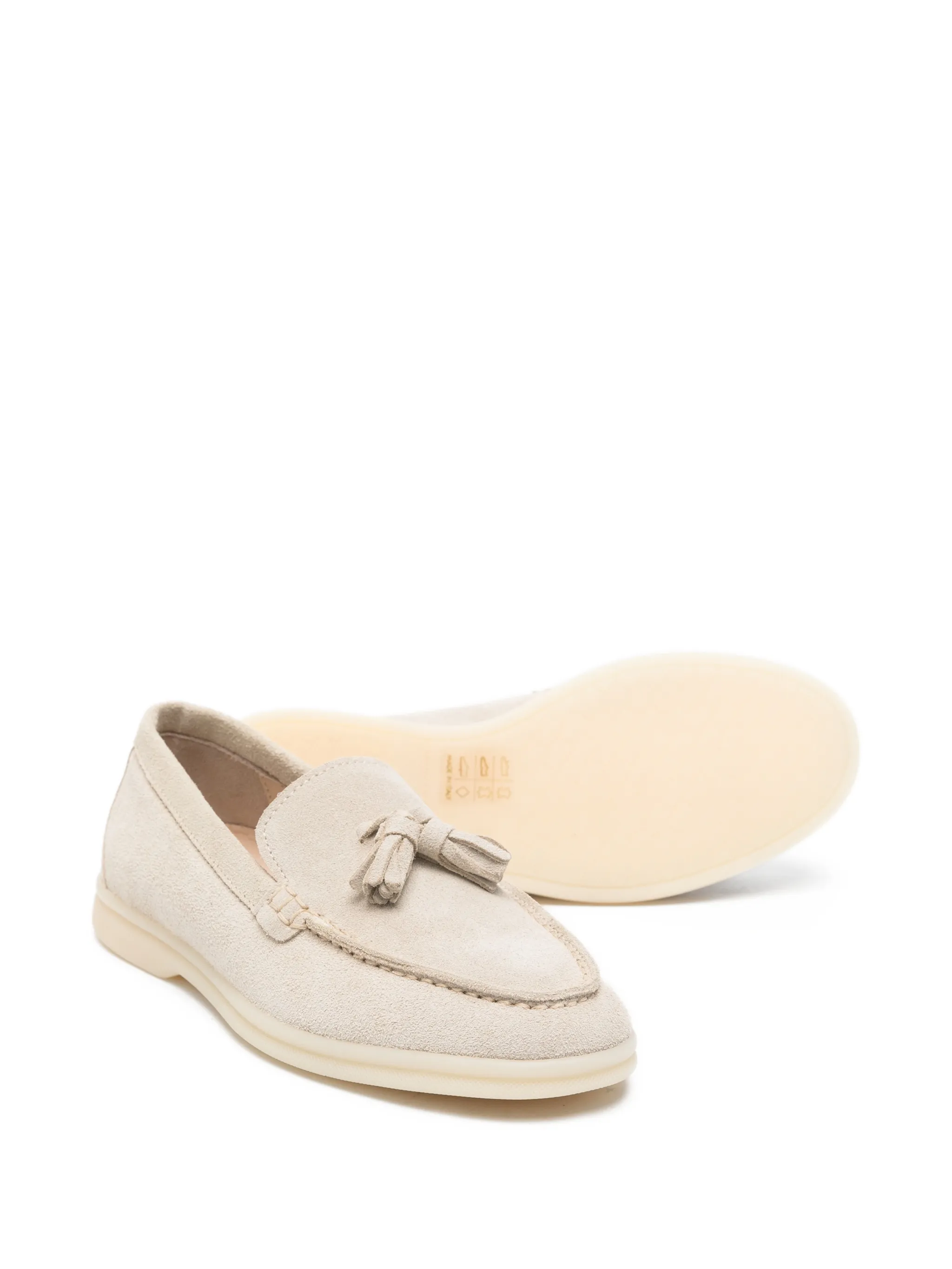Colori Chiari mocassini bambino in pelle scamosciata ecrù MJ958492-4868 23 COLORICHIARI