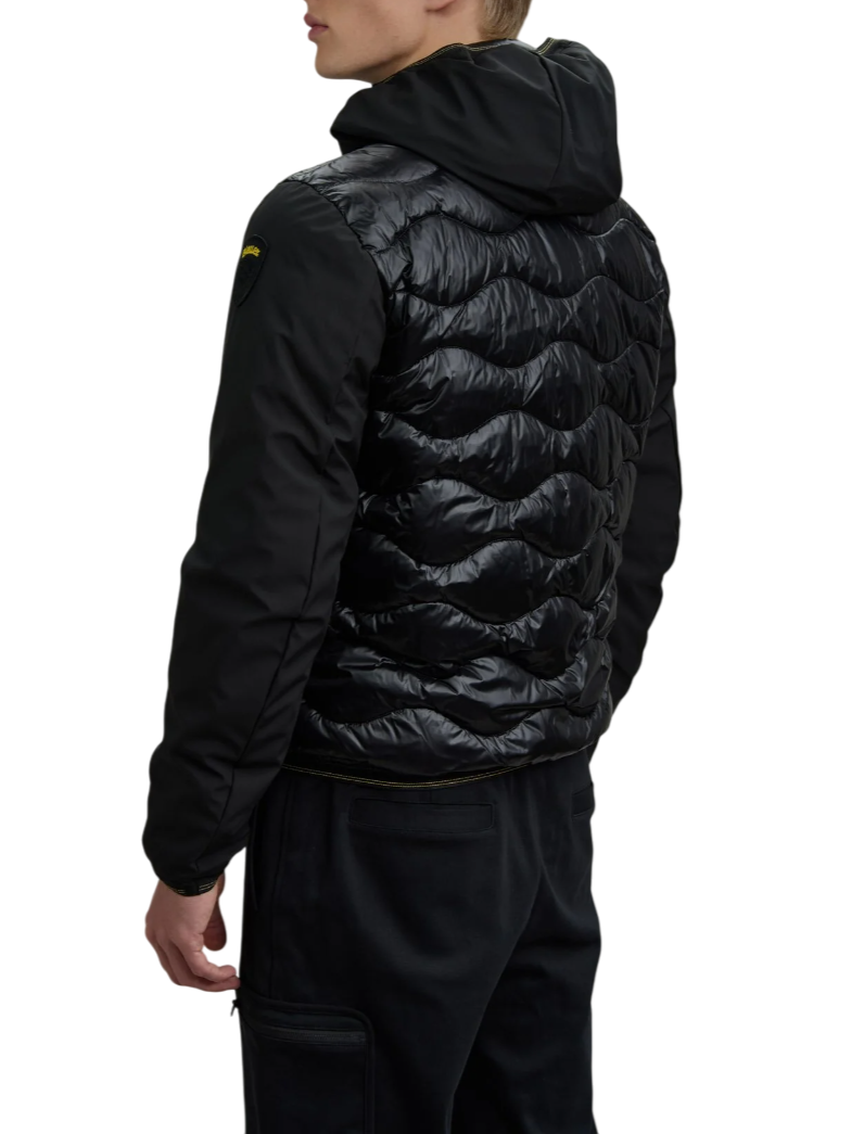 Blauer piumino Alberti in nylon e neoprene nero 25WBLUC08078-006355 999 BLAUER