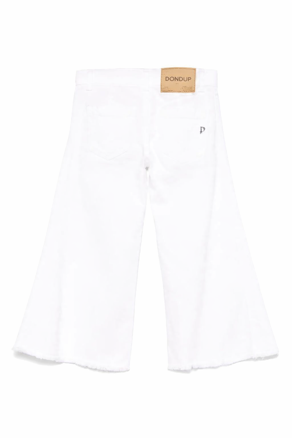 Dondup jeans a zampa bambina lavaggio bianco DFPA193CDF033 B000 DONDUP