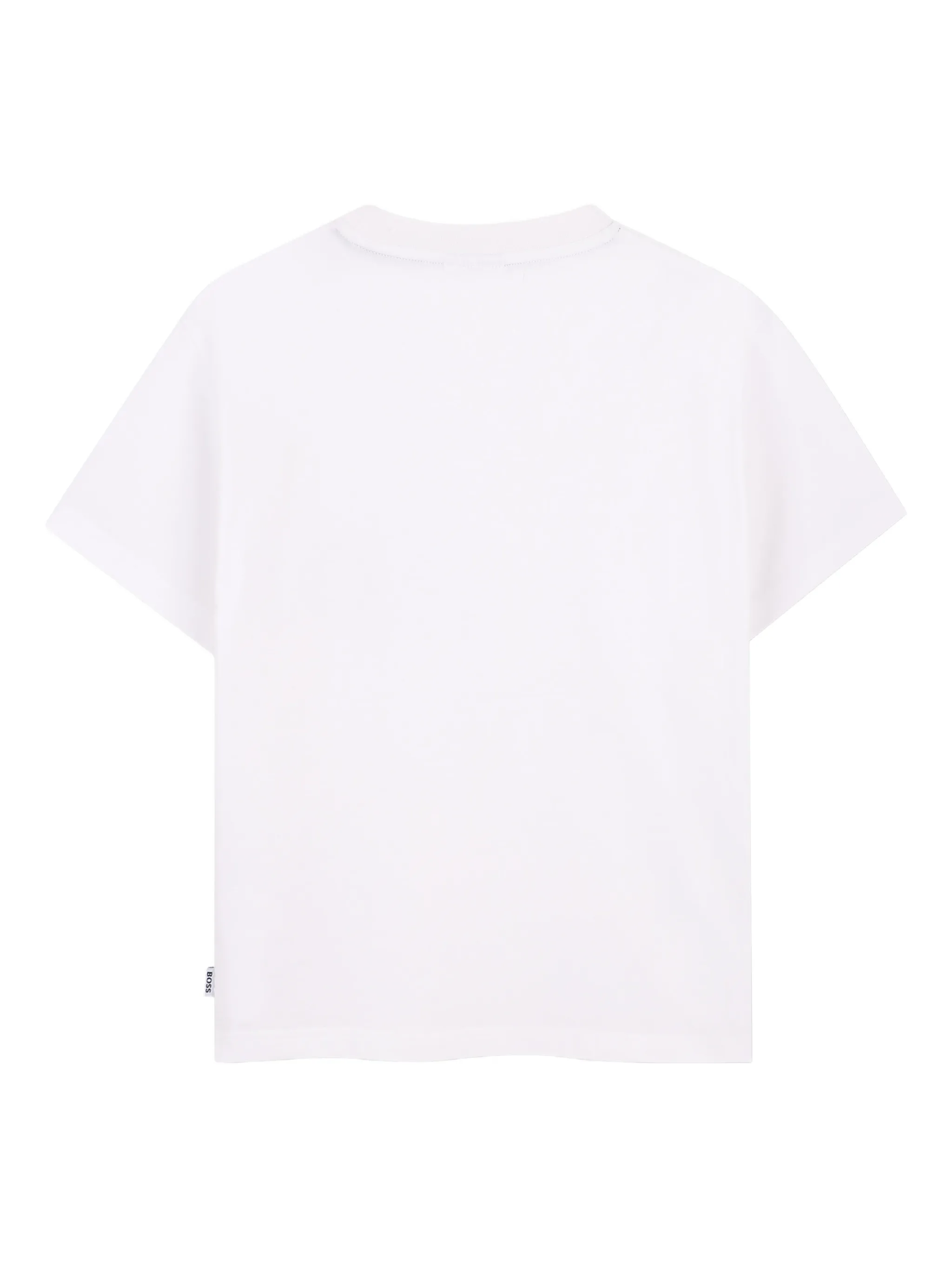 Boss T-shirt manica corta bambino con taschino logato bianco J52975 BIANCO BOSS
