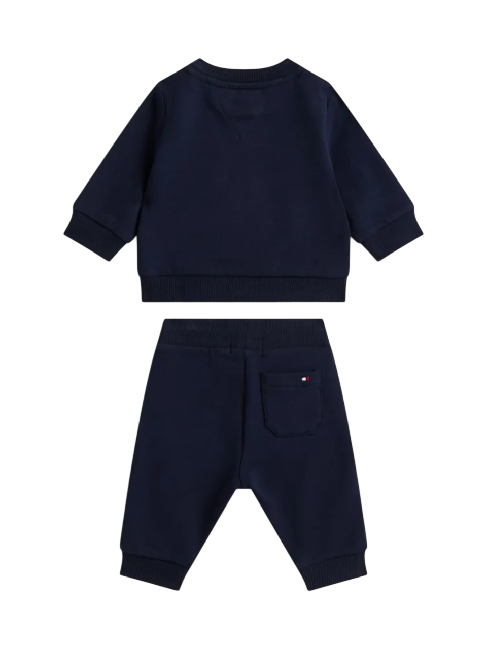 Tommy Hilfiger completo neonato con logo blu KN0KN02162 C1G Tommy Hilfiger