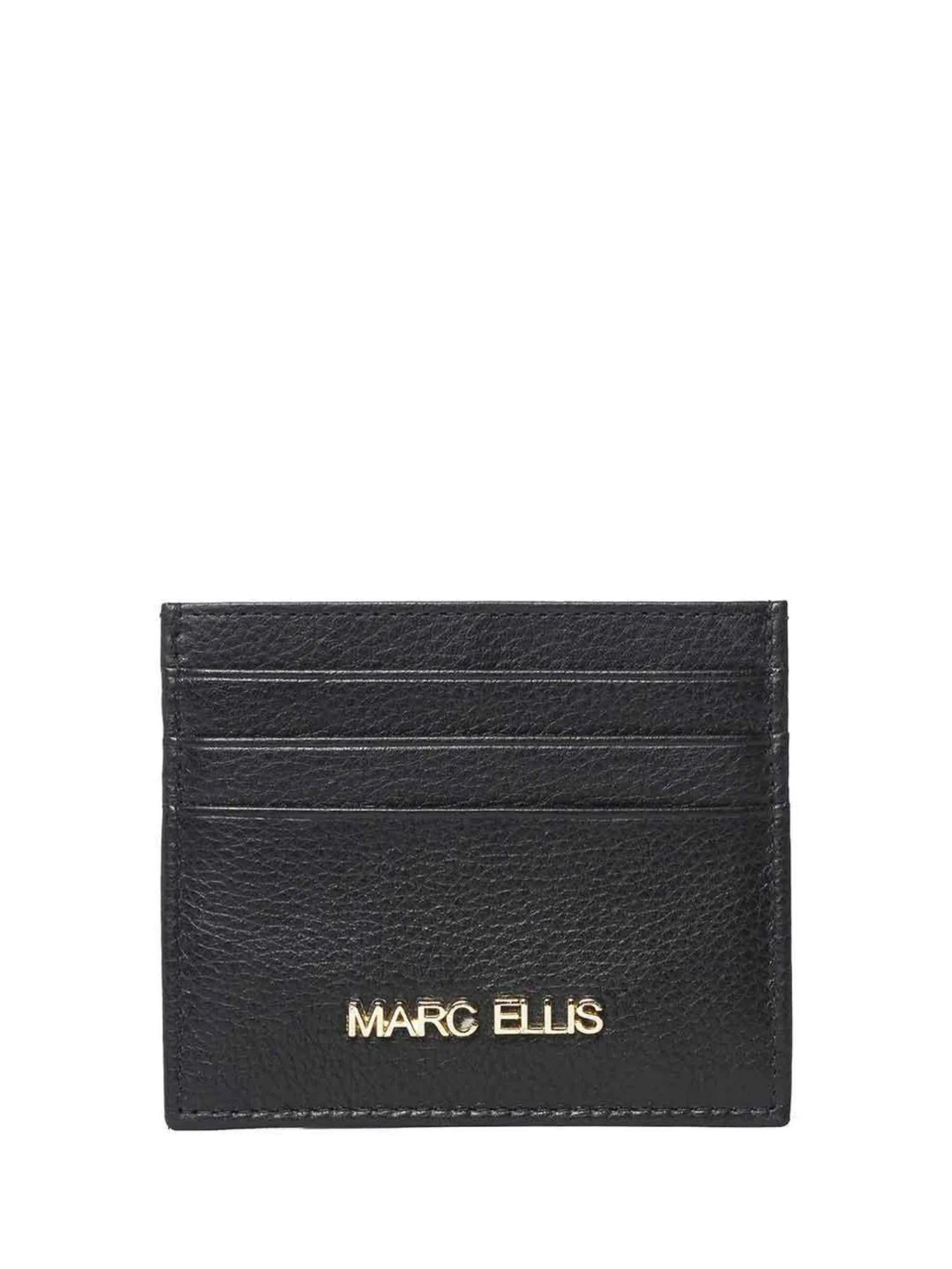 Marc Ellis portacarte in pelle martellata nero HOPE DO BLACK MARC ELLIS
