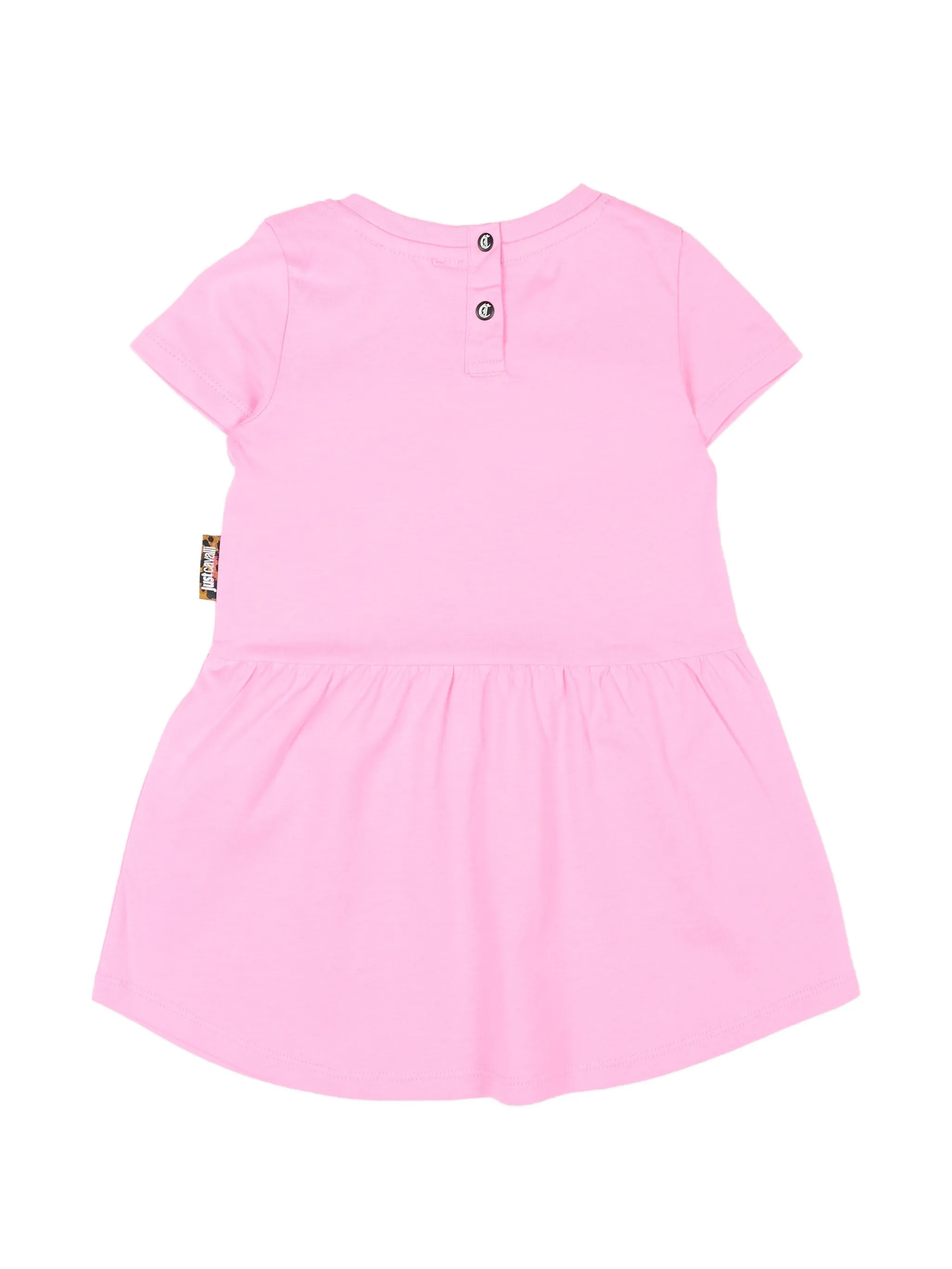 Just Cavalli abito neonata Akkay con logo rosa JIP26026VE PINK BEGONIA JUST CAVALLI