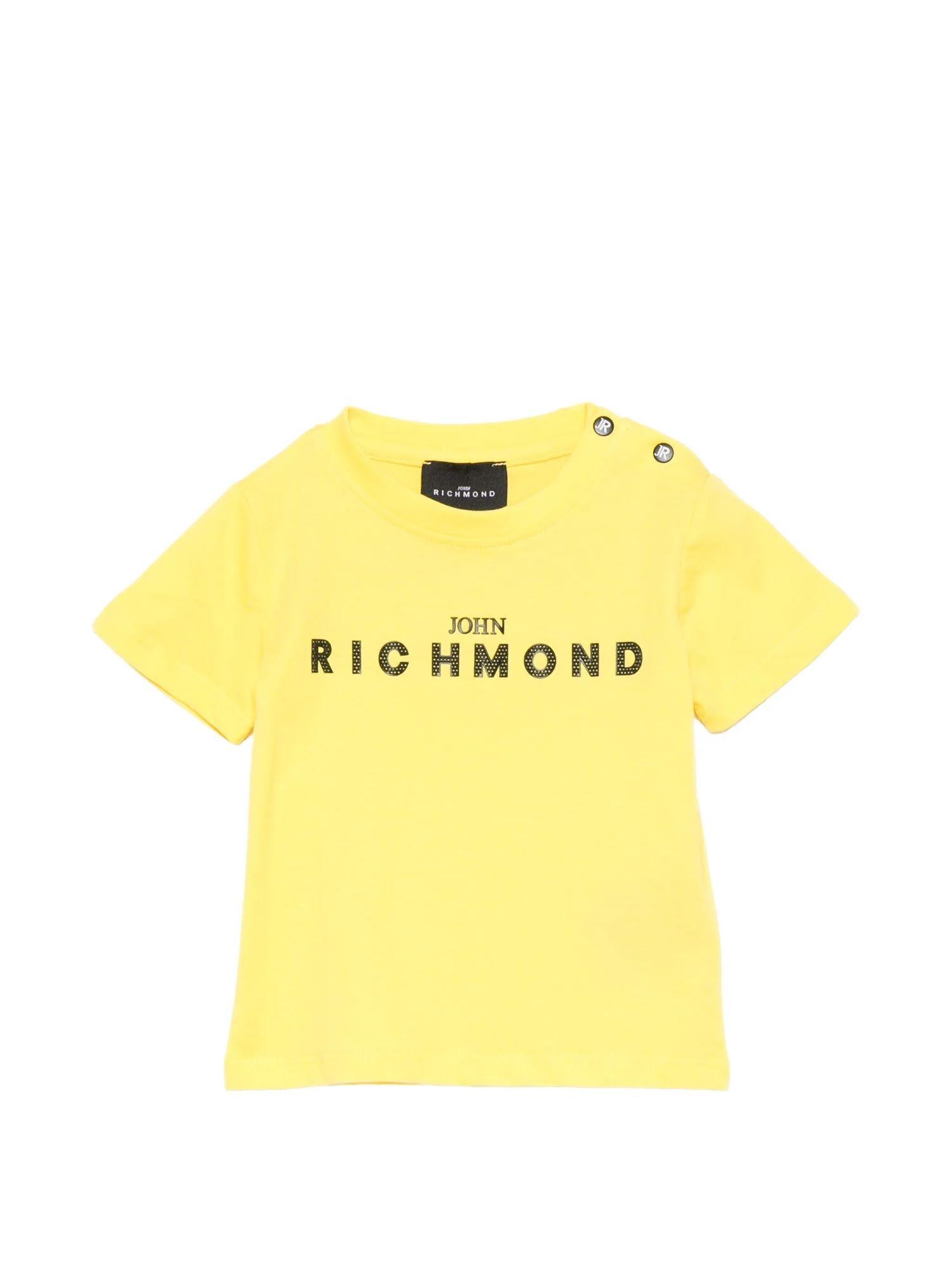 John Richmond T-shirt neonato manica corta giallo RIP26002TS YELLOW BUTTERCUP John RICHMOND