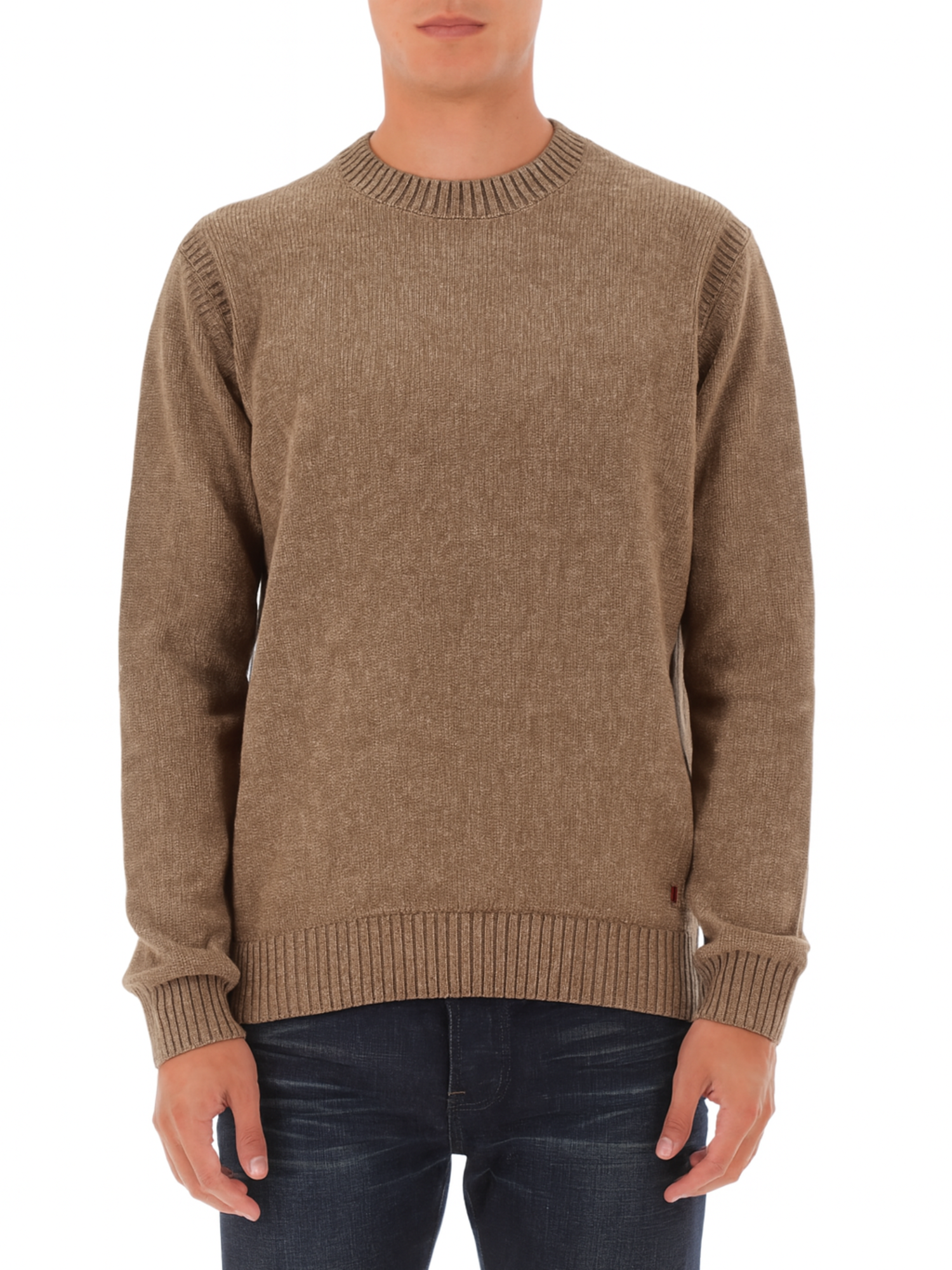 Liu Jo maglia uomo in ciniglia beige QF5079MA29P 81022 LIU JO