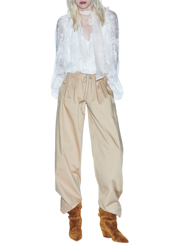 Aniye By body Tamara in pizzo con fusciacca panna 185141 02485 ANIYE BY