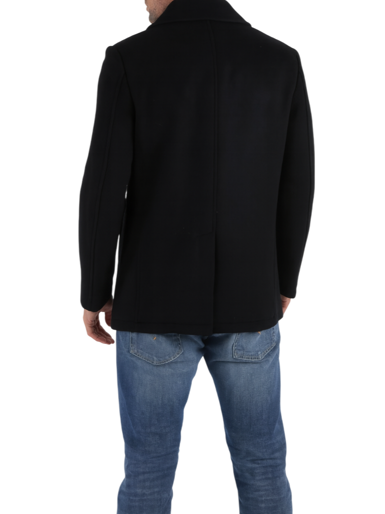 Liu Jo cappotto doppiopetto uomo misto cashmere nero QXX074T217A 22222 LIU JO