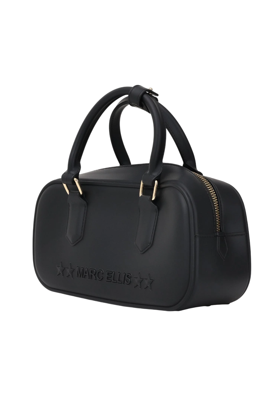 Marc Ellis borsa a mano Flat Stich nero FLAT STICH 25 BLACK-SILVER MARC ELLIS