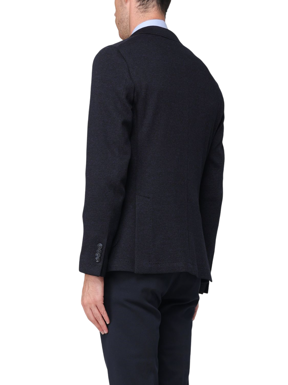 Manuel Ritz giacca monopetto in fresco lana nero blu 3732G2728M-243696 89 MANUEL RITZ