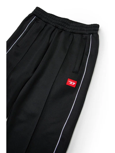 Diesel pantaloni in felpa Pzamperd nero J02447-KYAZB K900 DIESEL