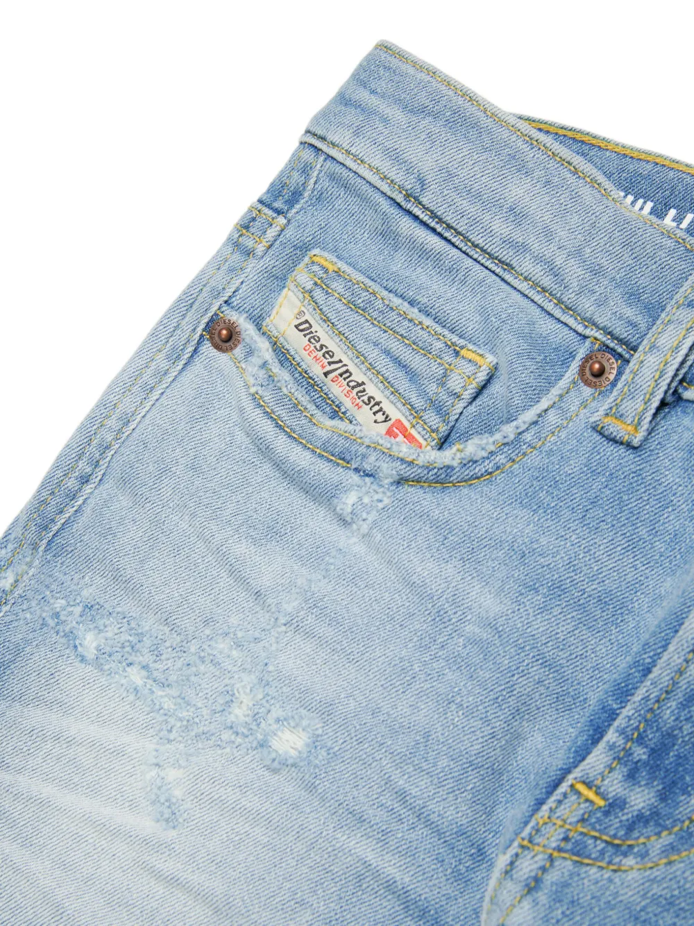Diesel jeans gamba dritta Viker lavaggio blu chiaro J00809-KXBNY K01 DIESEL