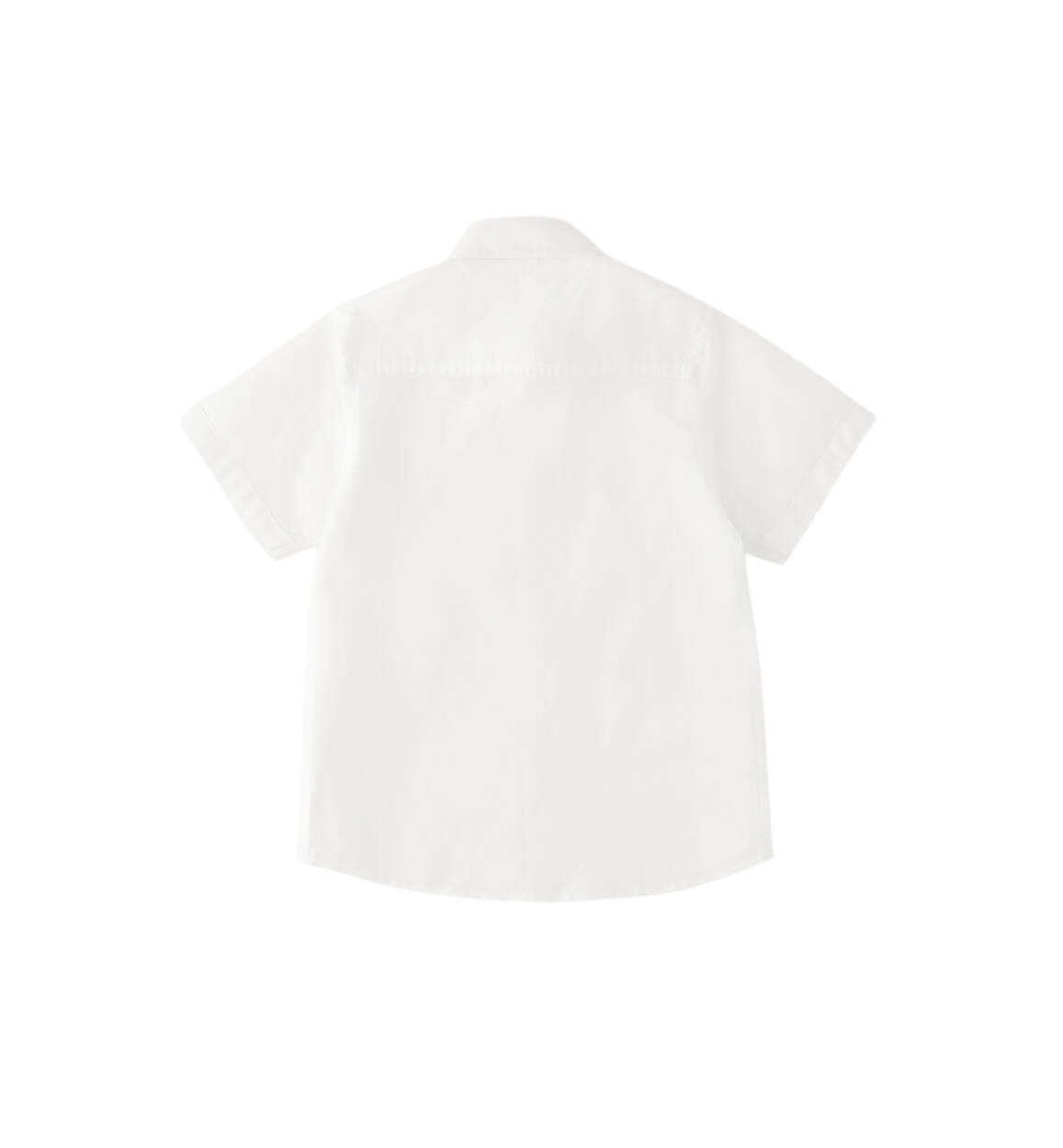 iDo camicia manica corta bambino misto lino bianco 4G450 0113 iDO