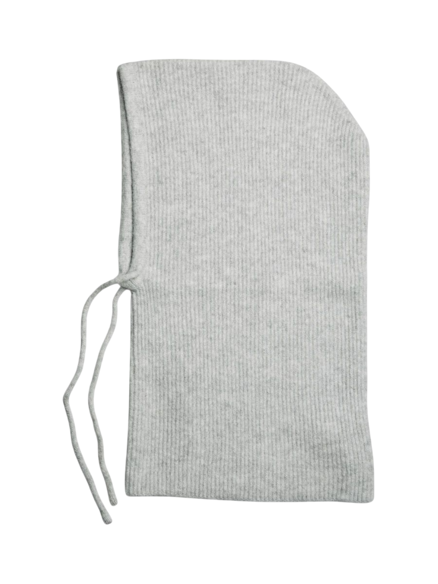 Pieces balaclava in maglia grigio 17116674 LIGHT GREY MELANGE PIECES