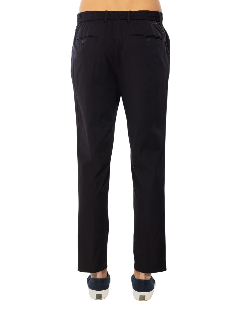 Manuel Ritz pantaloni slim fit in tessuto tecnico blu 3832P5004C-253271 89 MANUEL RITZ