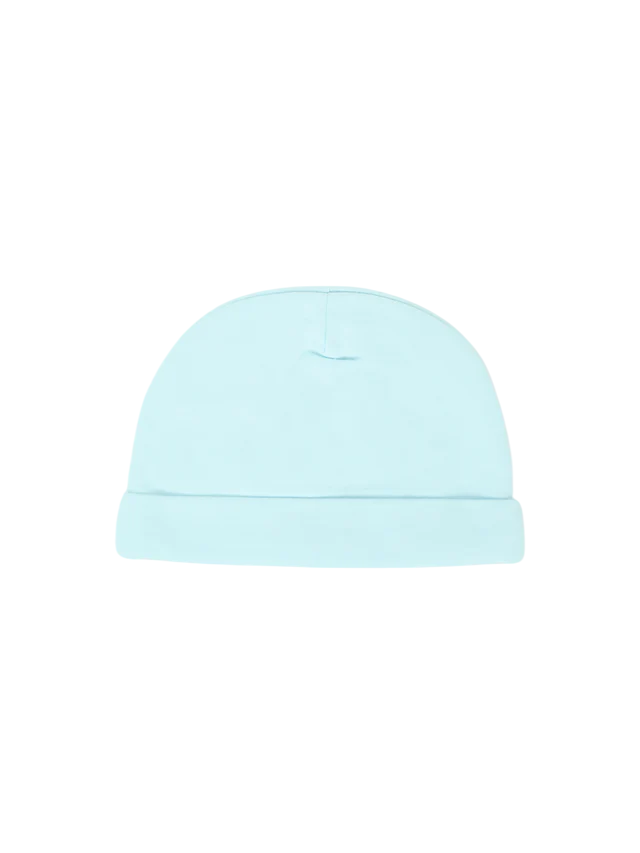 Moschino cappello neonata con orsetto celeste MUX05L-LCA40 40304 MOSCHINO
