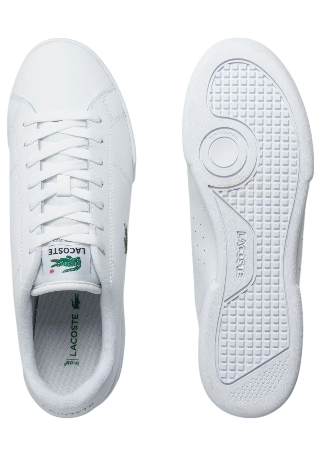 Lacoste sneakers in pelle uomo Carnaby Cup bianco 49SMA0035 21G LACOSTE