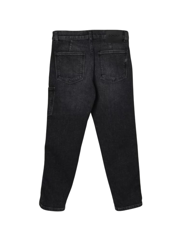 Dondup jeans bambino Paco con tascone nero DMPA169CDS041 N000 DONDUP