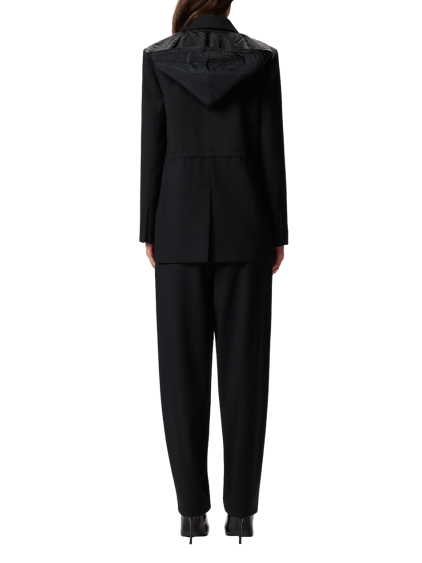 Pinko giacca blazer Artemisia con cappuccio nero 106117-A30C Z99 PINKO