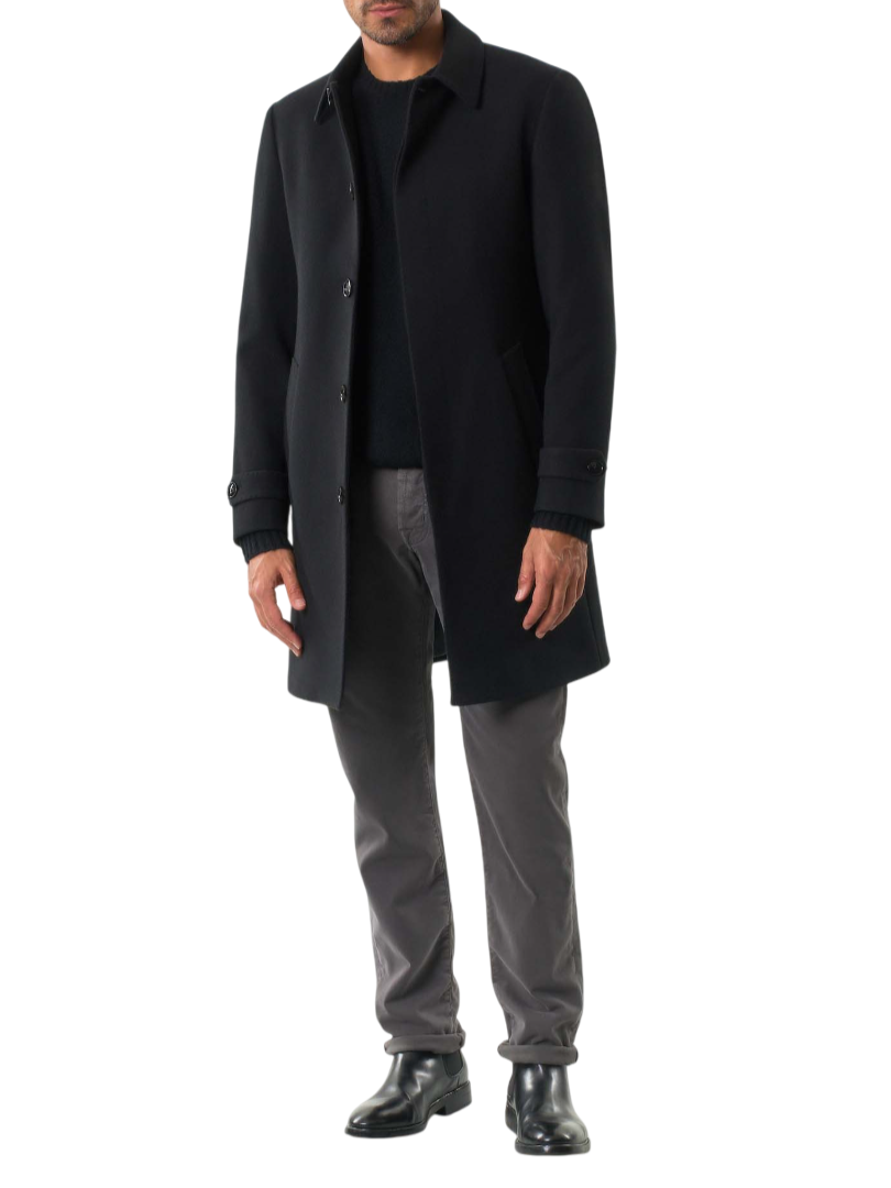 Mulish cappotto uomo monopetto nero LASVEGAS-MCP104 NERO MULISH