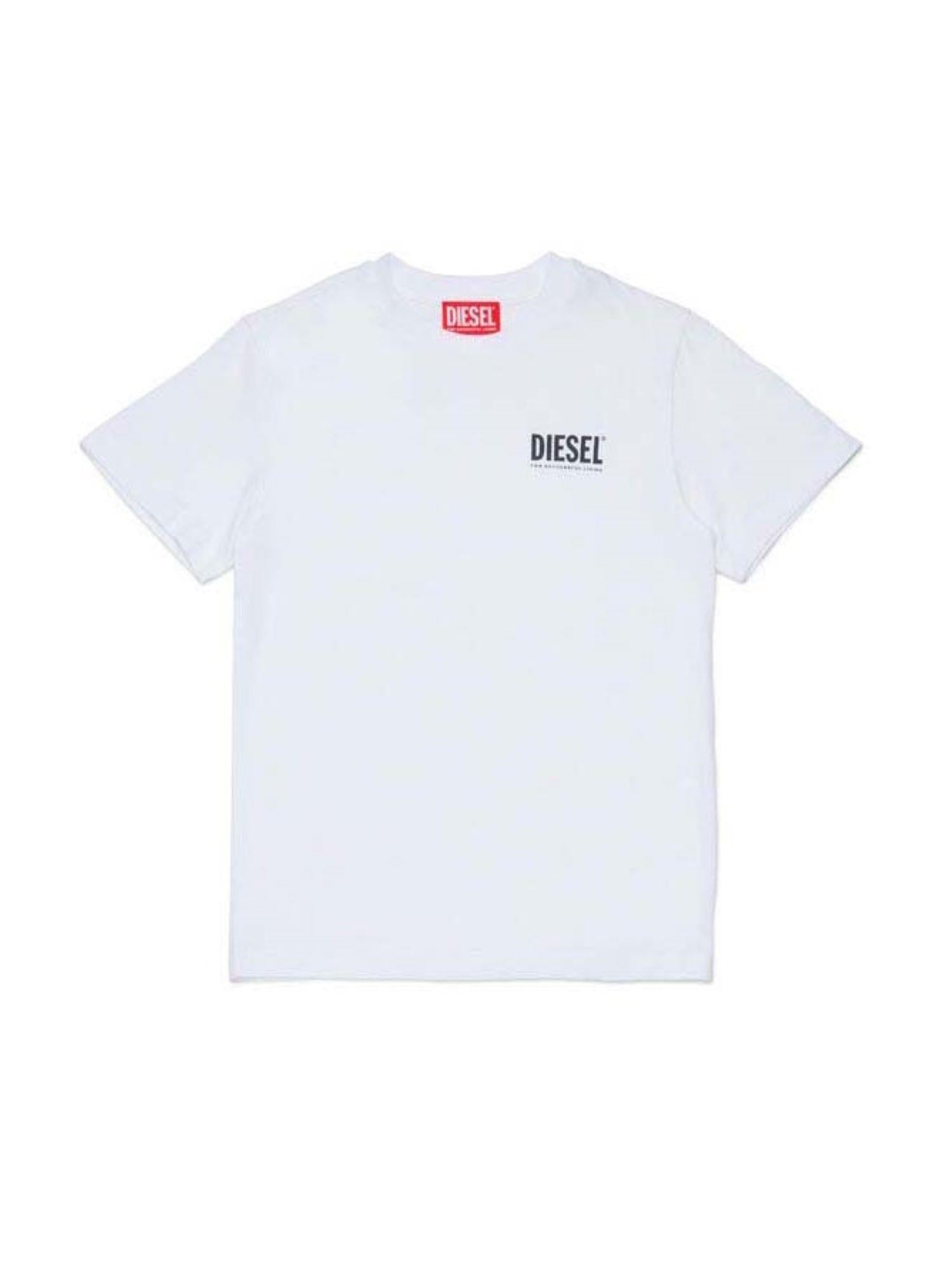 Diesel T-shirt manica corta Utillo bianco J02504-KYATR K100 DIESEL