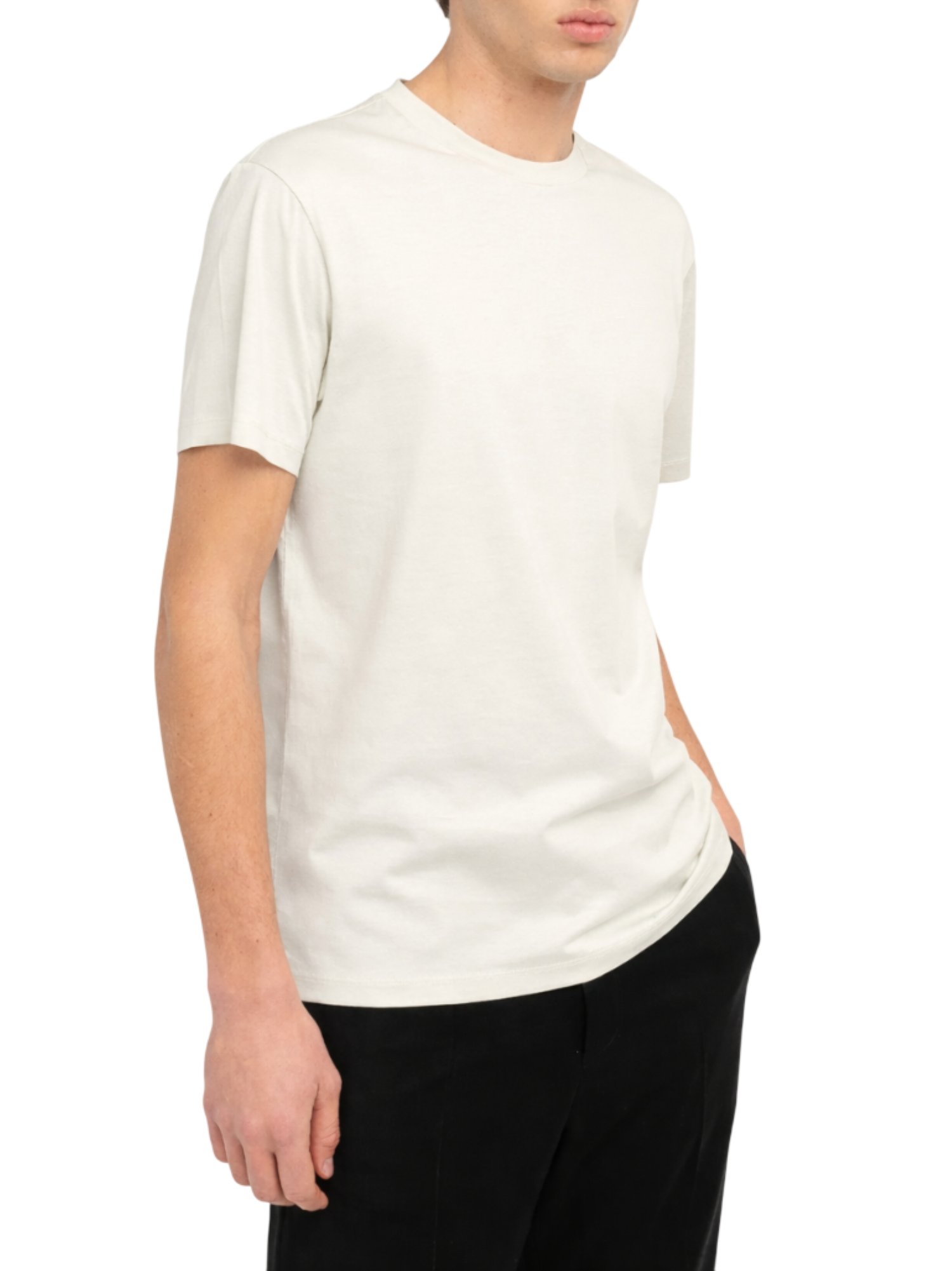 Manuel Ritz T-shirt uomo manica corta ecrù 4030M001-263210 01 MANUEL RITZ