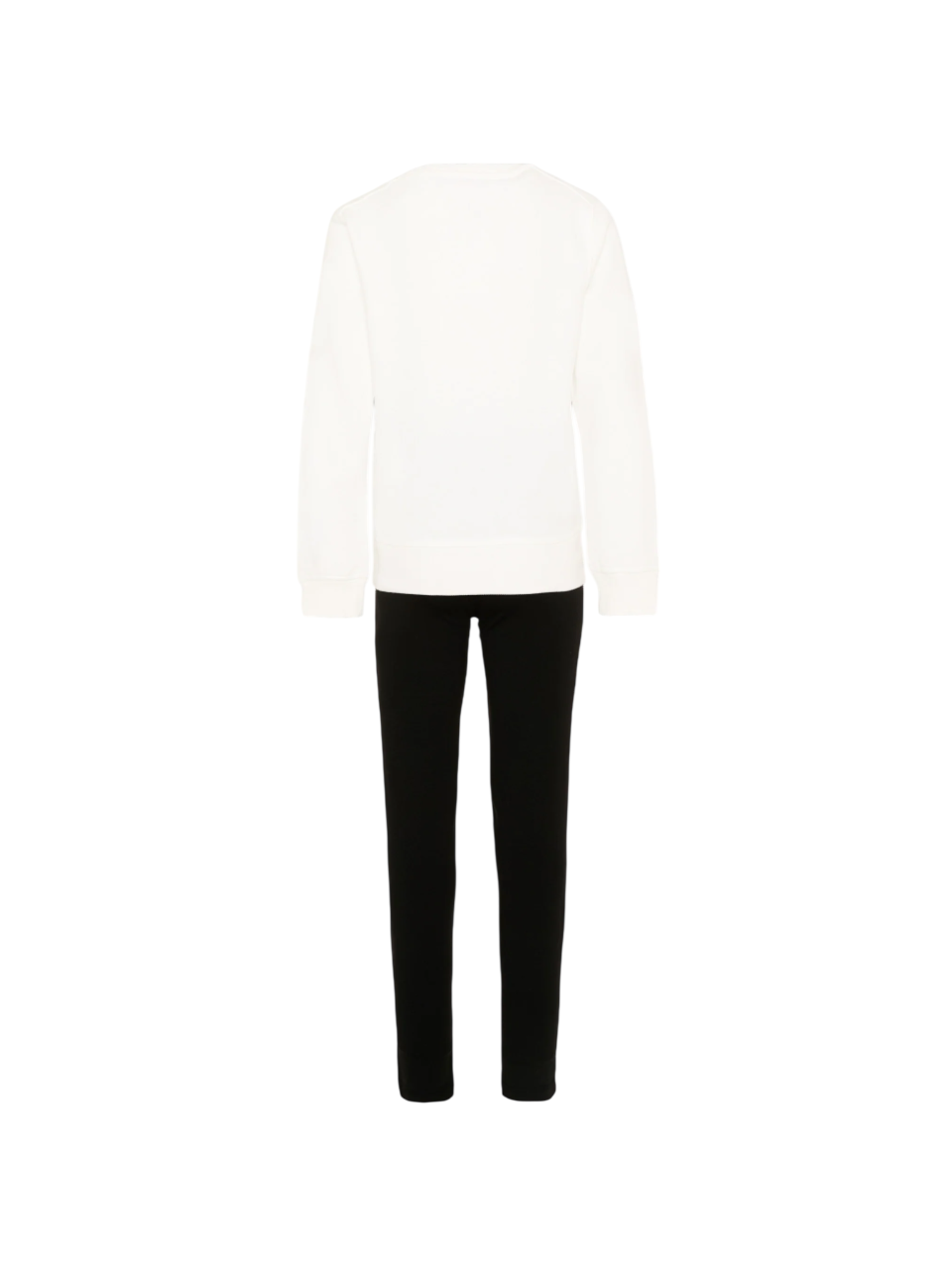 Just Cavalli completo bambina felpa e leggings bianco nero JGP26011CF WHITE-BLACK JUST CAVALLI
