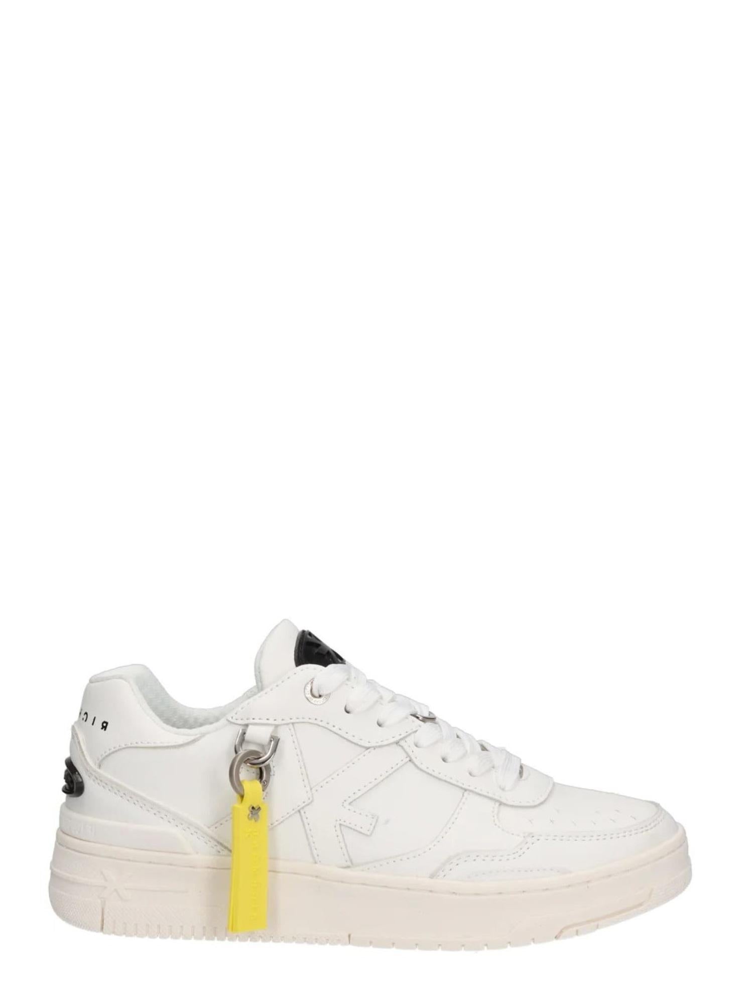 John Richmond sneakers uomo in pelle con portachiavi bianco 31007 A John RICHMOND