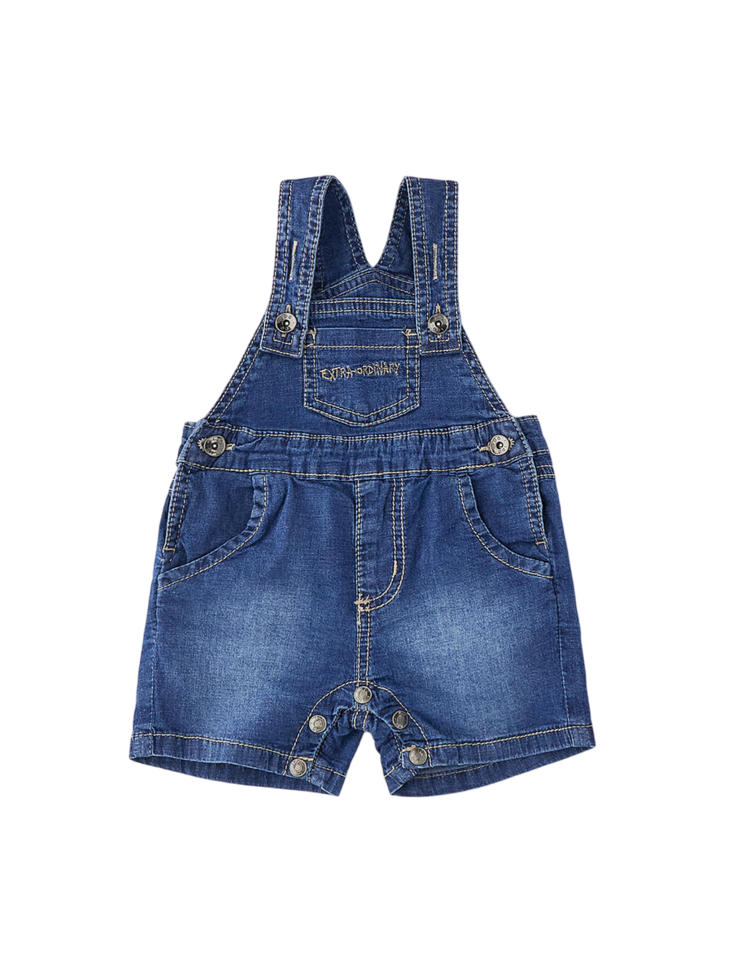 iDo salopette neonato in denim lavaggio blu 4G176 7410 iDO