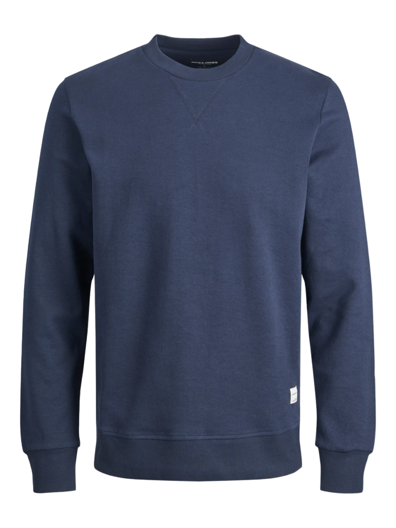 Jack&Jones felpa uomo basic blu 12181903 NAVY BLAZER JACK&JONES