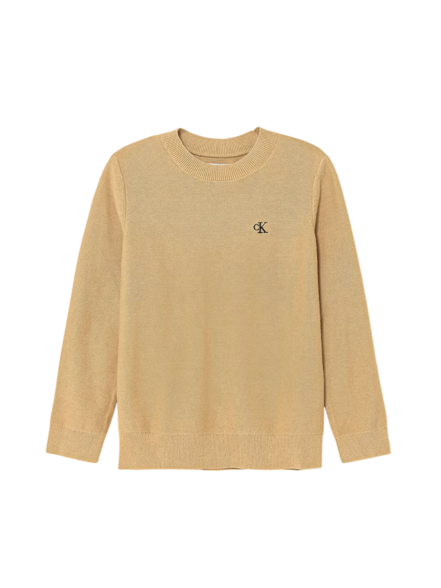 Calvin Klein Jeans maglia bambino in cotone beige IB0IB02641 ACA Calvin Klein Jeans