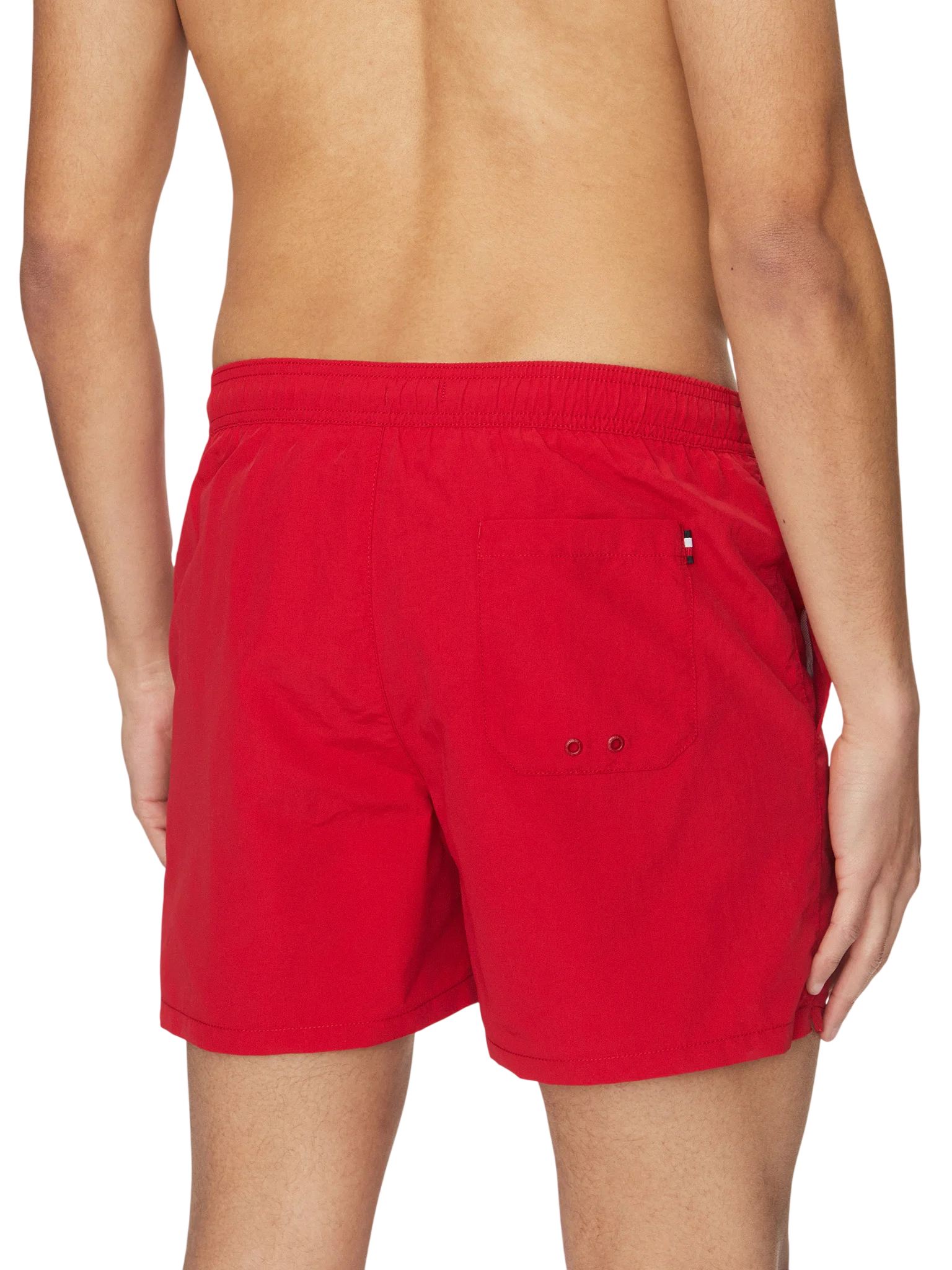Tommy Hilfiger boxer mare uomo con bandierina iconica rosso UM0UM03477 XLD Tommy Hilfiger beachwear