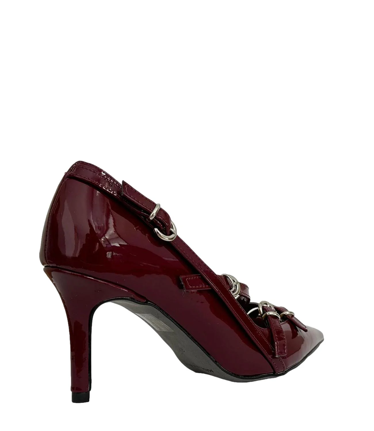Divine Follie decollete in vernice con fascette bordeaux 1622-63 BORDEAU DIVINE FOLLIE