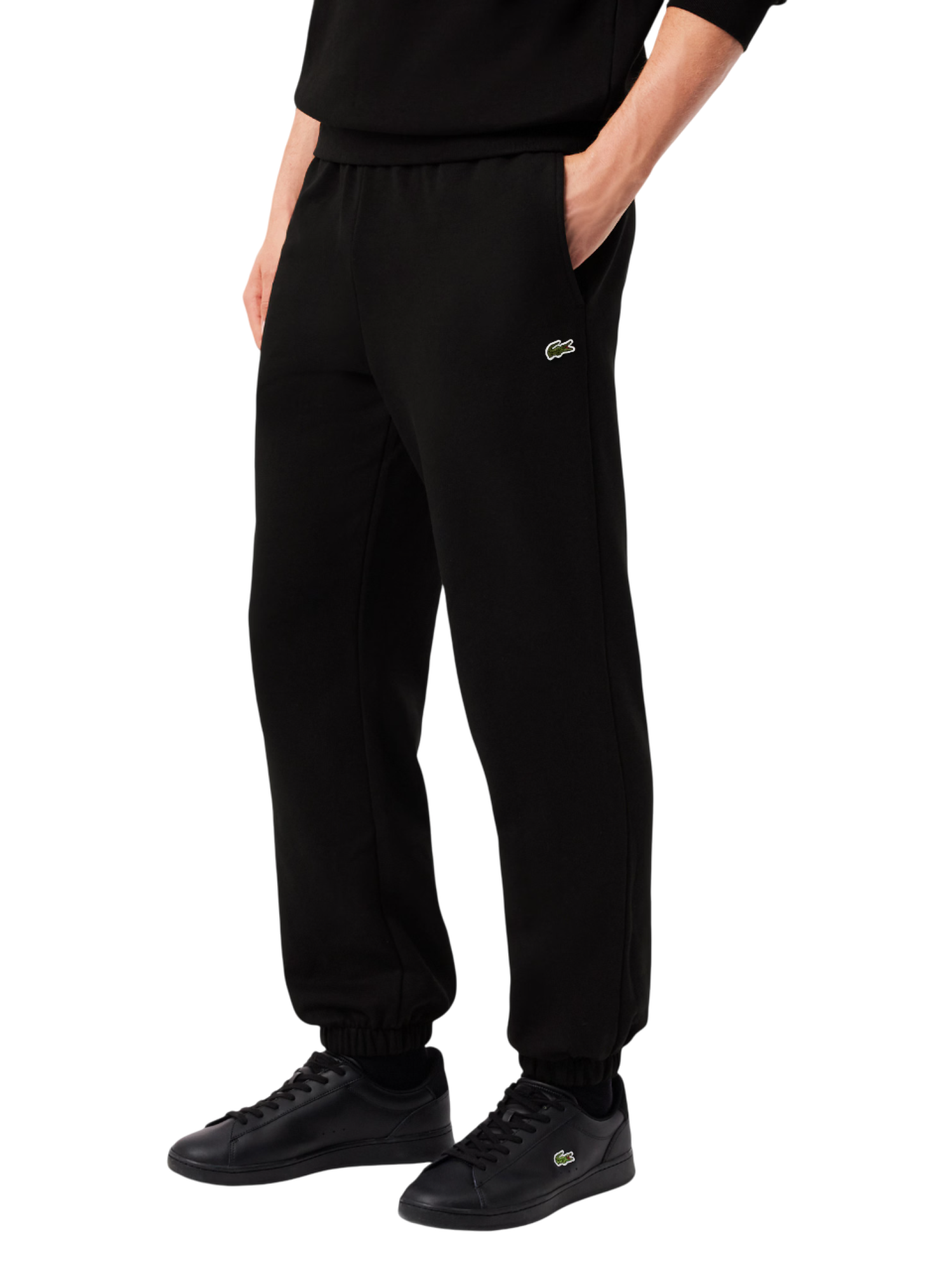 Lacoste pantaloni joggers uomo nero XH9610 031 LACOSTE