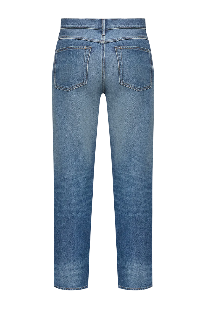 Calvin Klein Jeans jeans uomo gamba dritta lavaggio blu LV04RD911G 39T Calvin Klein Jeans