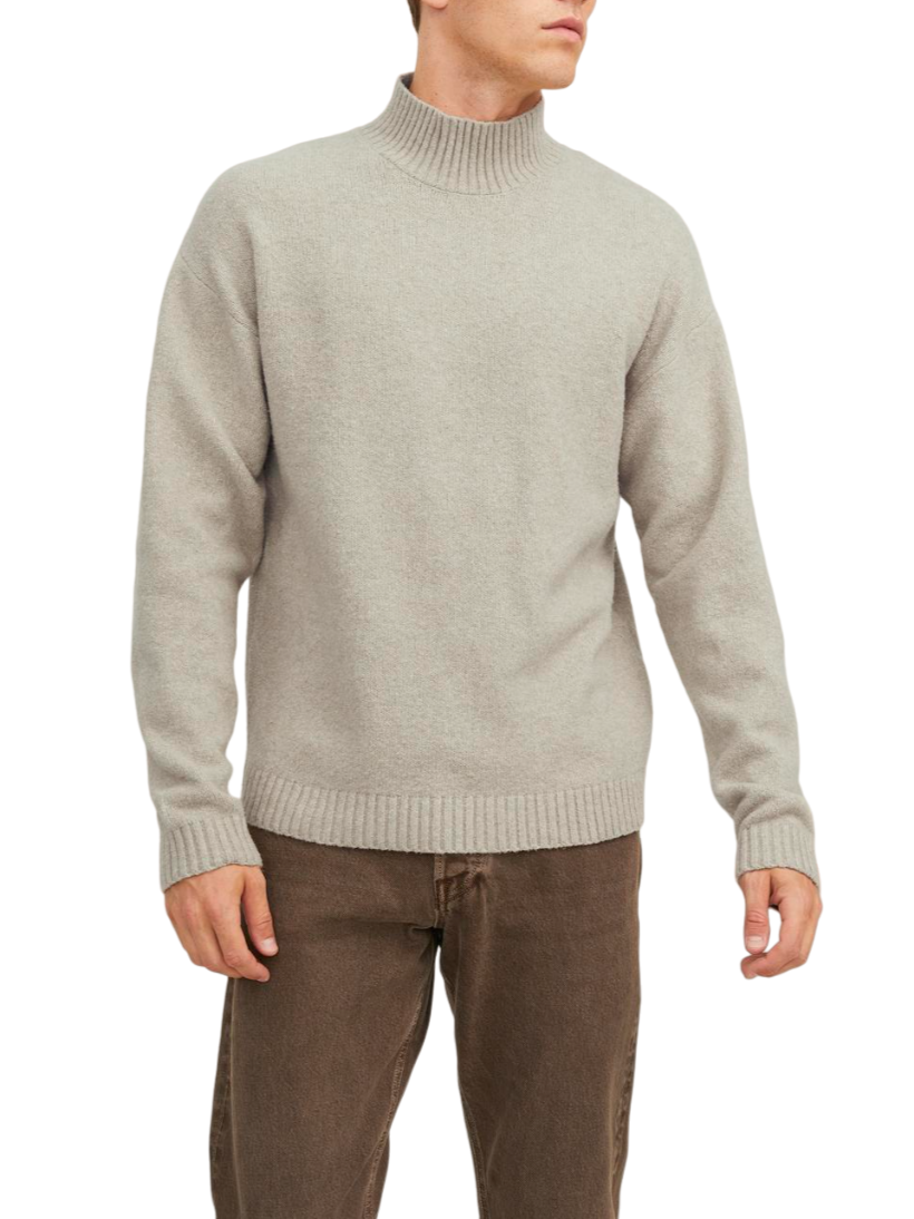 PREMIUM BY JACK&JONES Maglia Uomo BEIGE 12243977 PURE CASHMERE MELANGE PREMIUM BY JACK&JONES