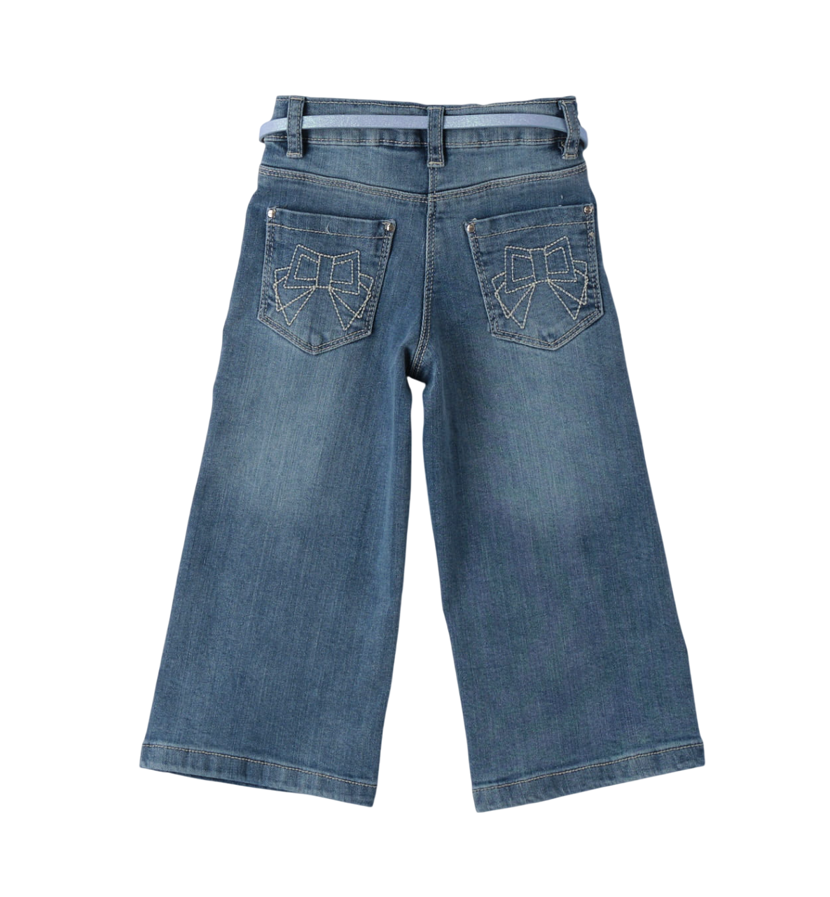 iDo jeans gamba larga con cintina lavaggio blu 4B374 7400 iDO