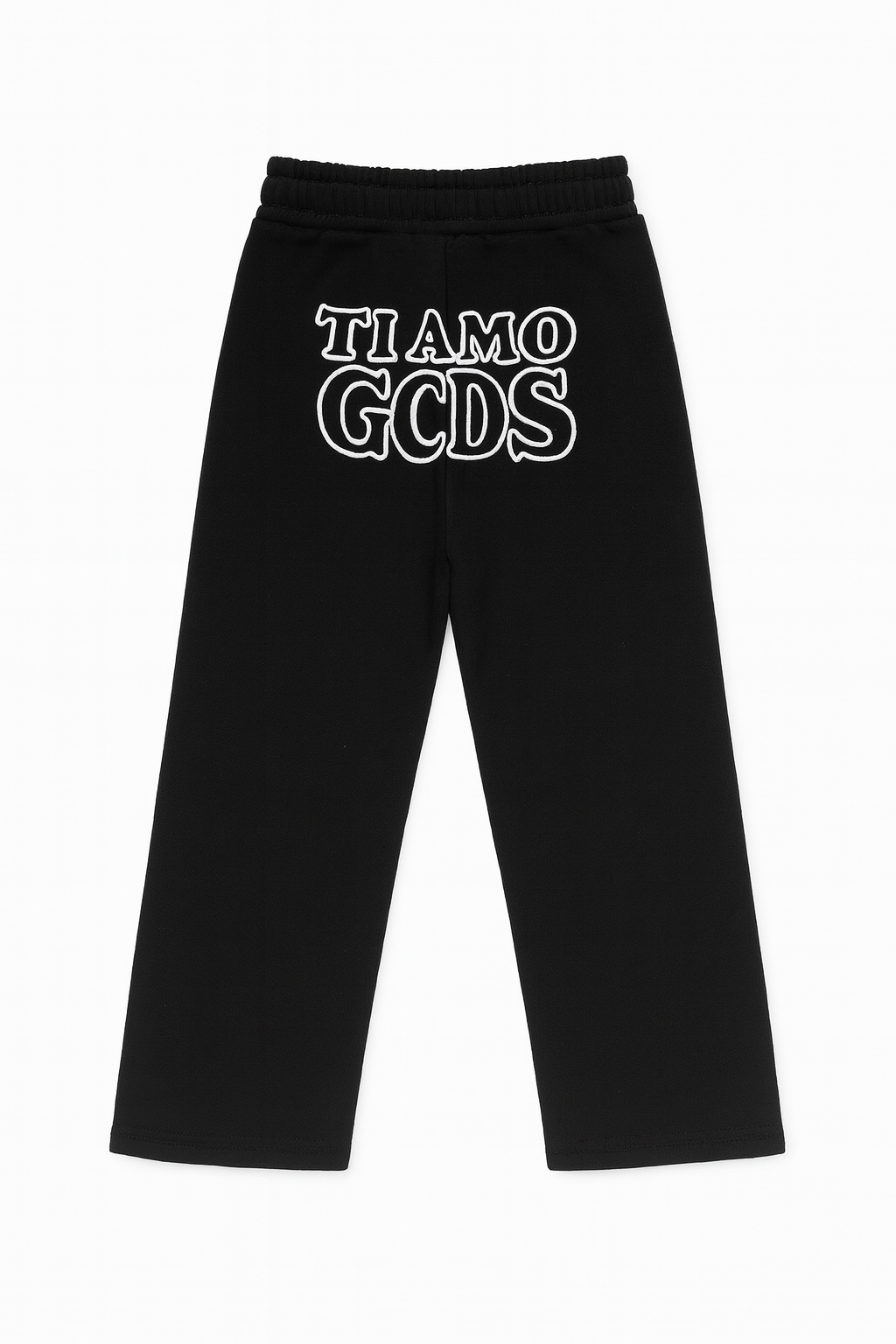 Gcds pantaloni bambina in felpa nero B2KW3025BA5 BLACK GCDS