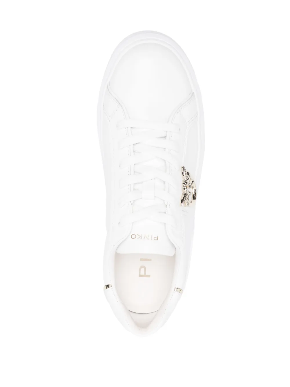 Pinko sneakers Yoko in pelle bianco SS0003P014 ZIA PINKO