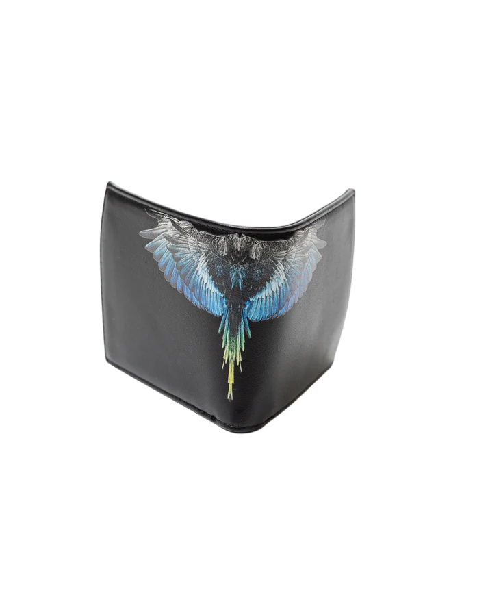 County of Milan portafogli in ecopelle stampa iconica nero COMAS260388 BLACK-ROYAL WINGS COUNTY OF MILAN