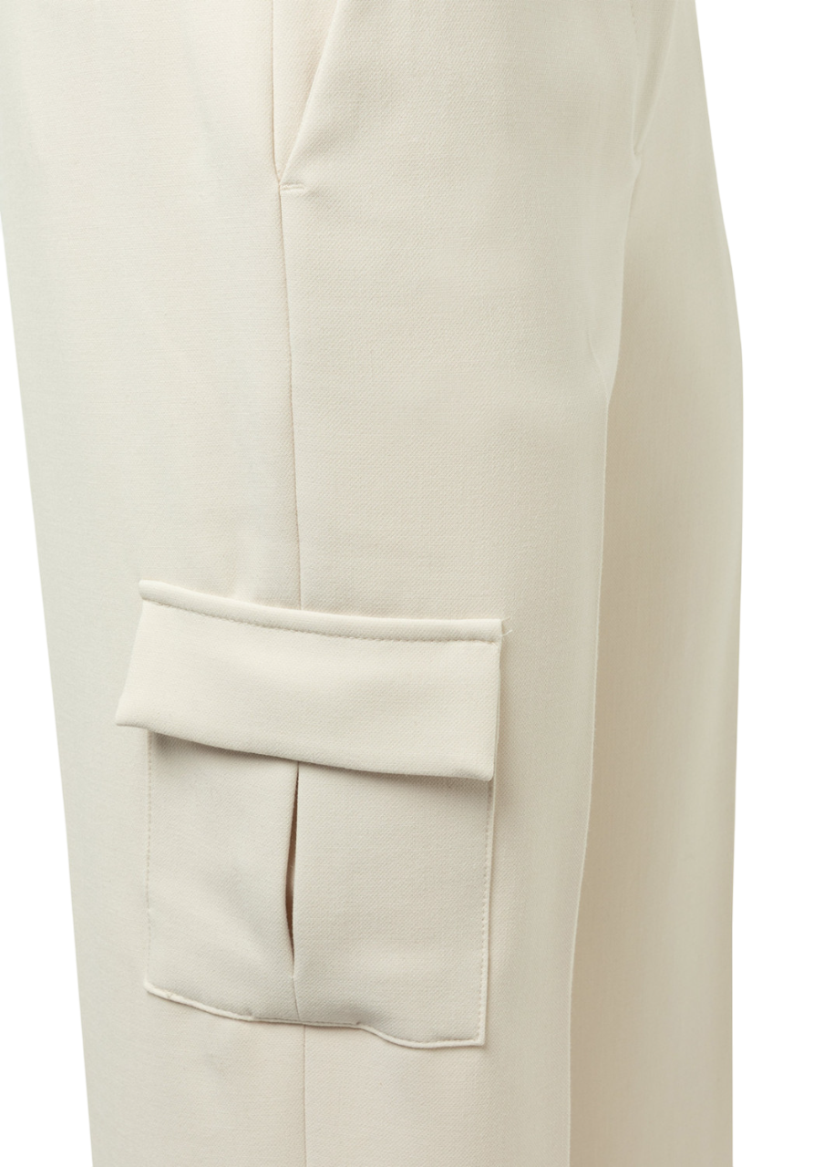 Blugirl pantaloni cargo in tessuto cady panna RF5282T3190 10110 BLUGIRL